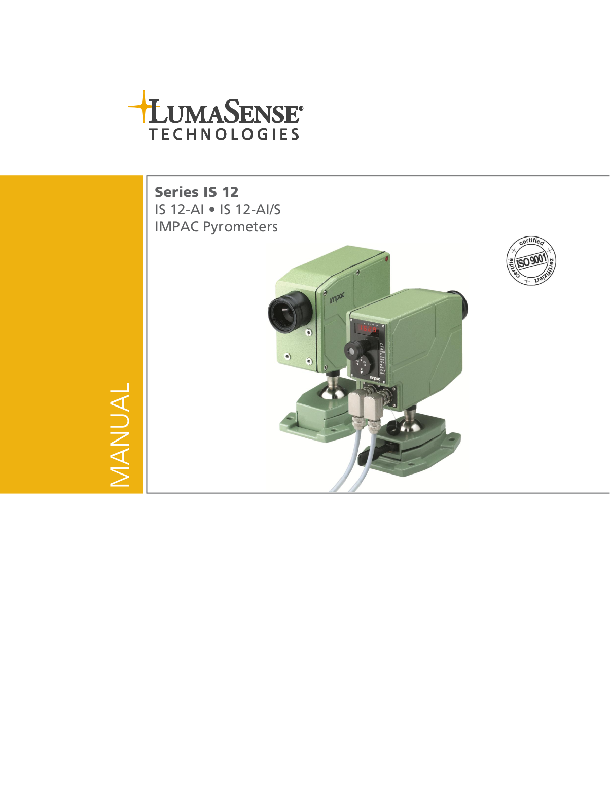 LumaSense Technologies IS 12-Al-S User Manual