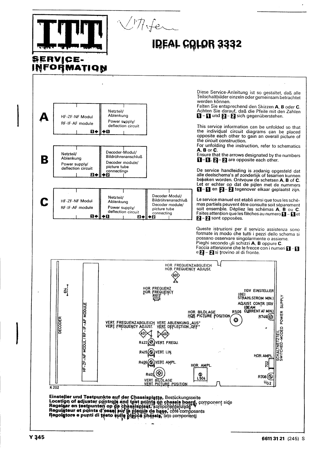 ITT 3332 Schematic