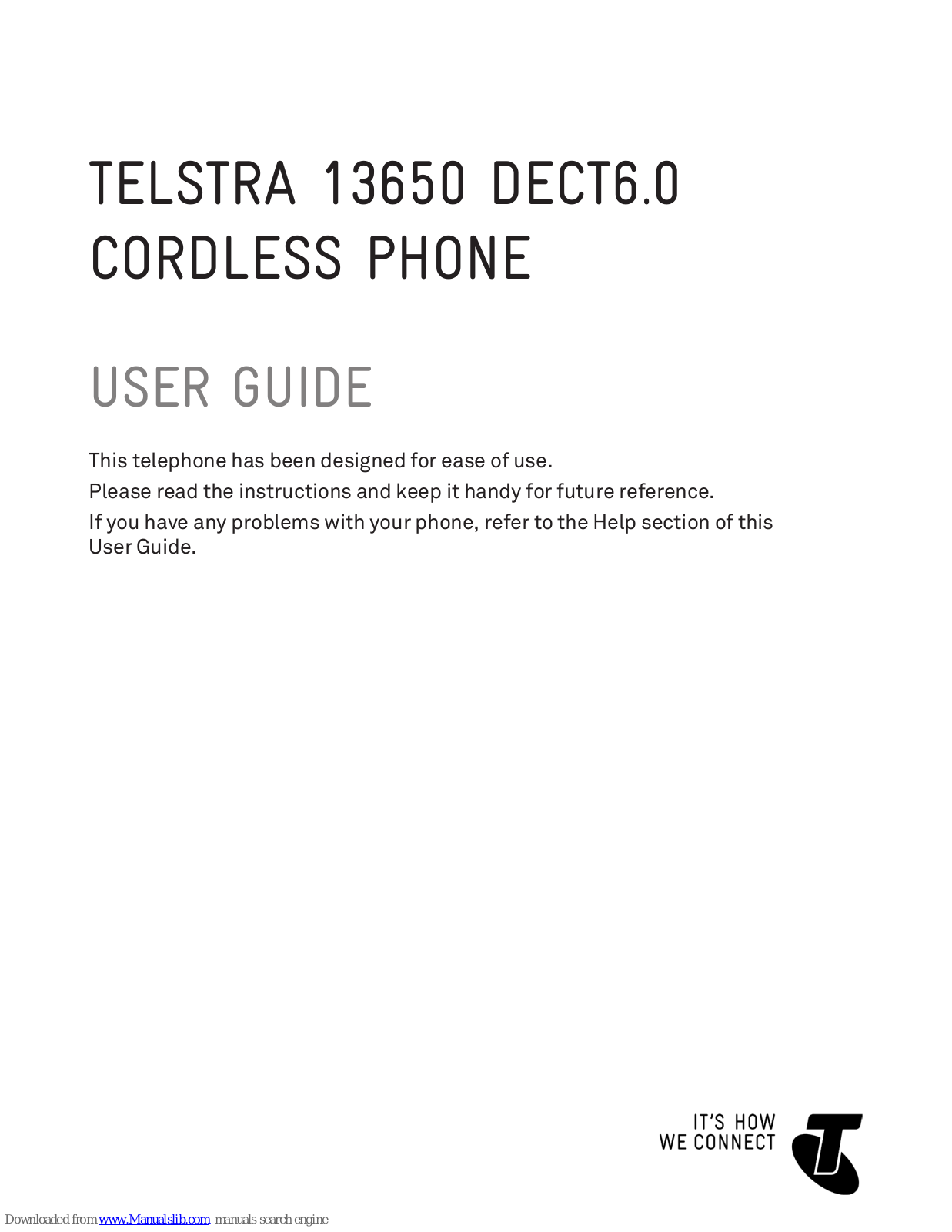 Telstra 13650 User Manual