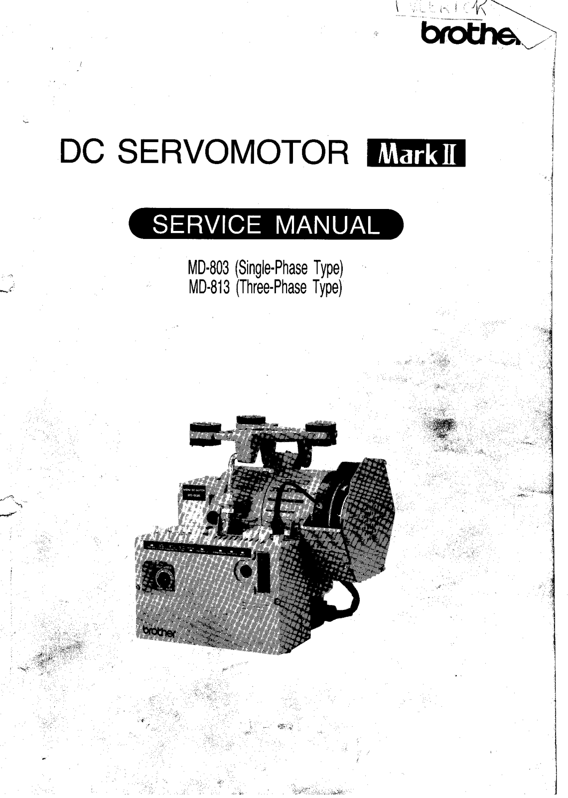 Brother MD-813 User Manual