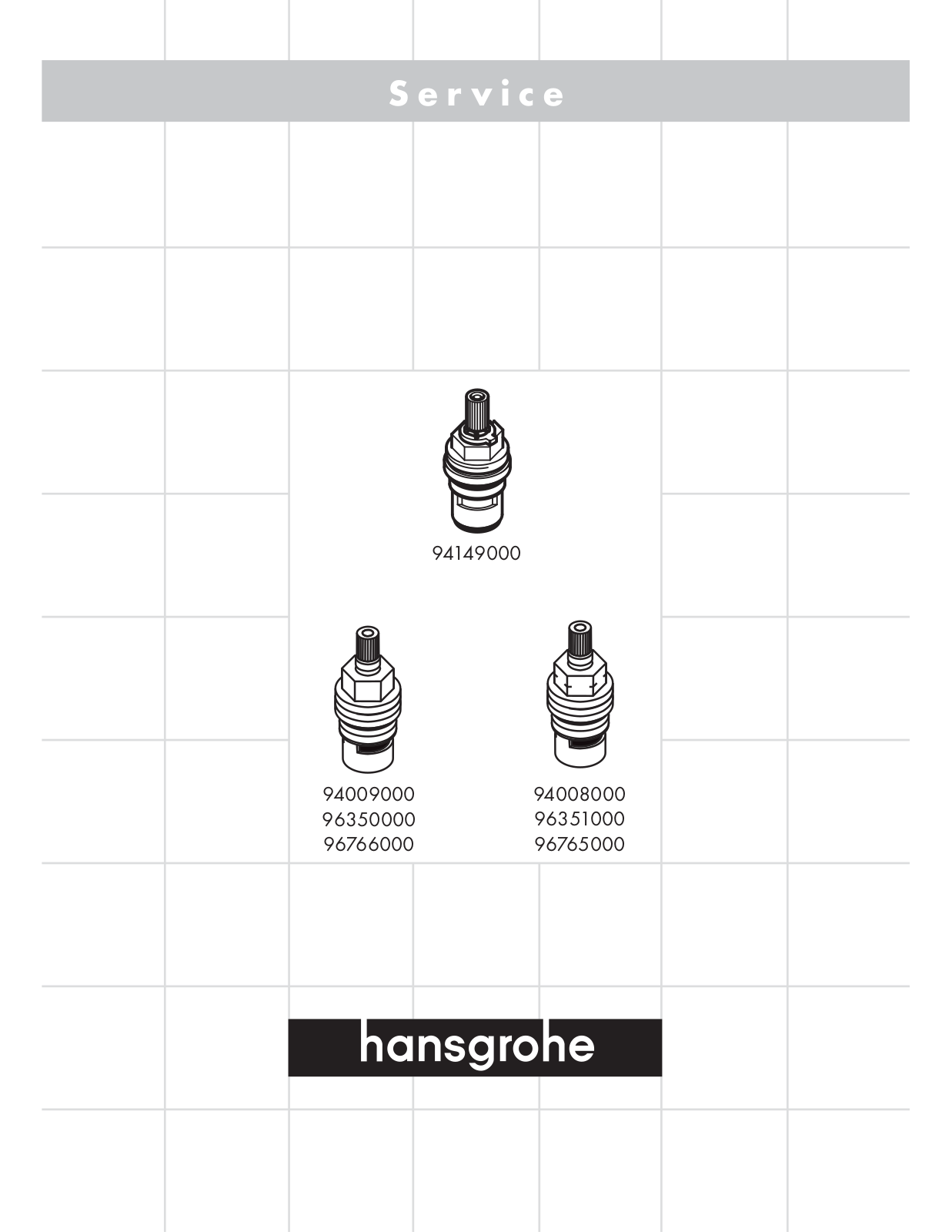 Hansgrohe 16806001 Service manual