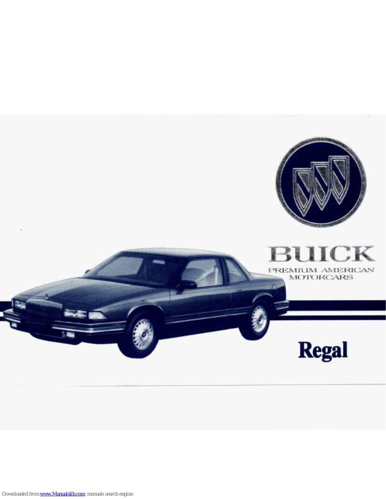 Buick 1993 Regal Owner's Manual