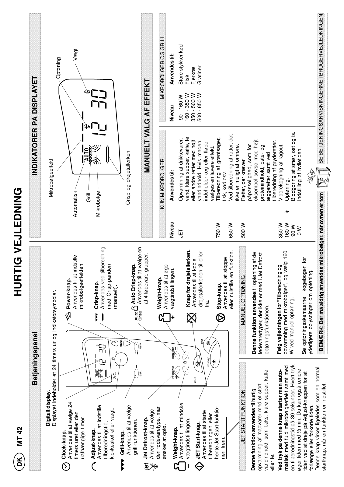 Whirlpool MT 428 BL User Manual