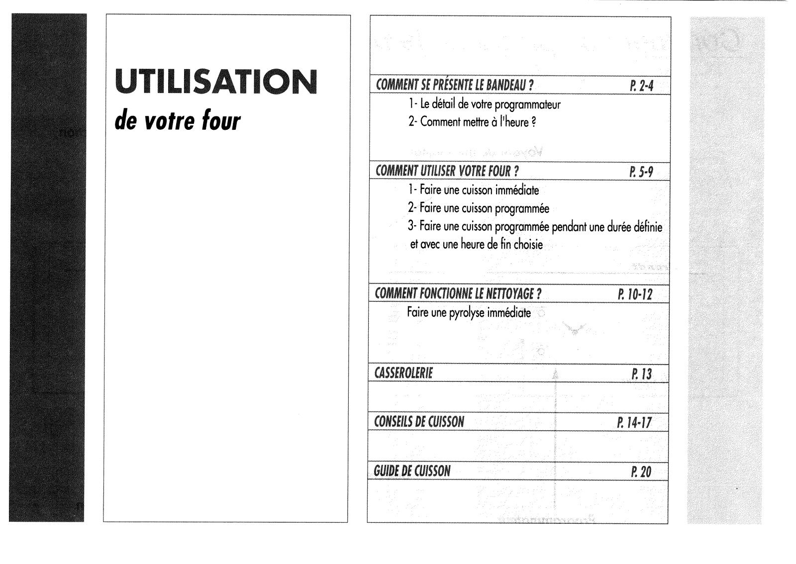 BRANDT FPR396 User Manual