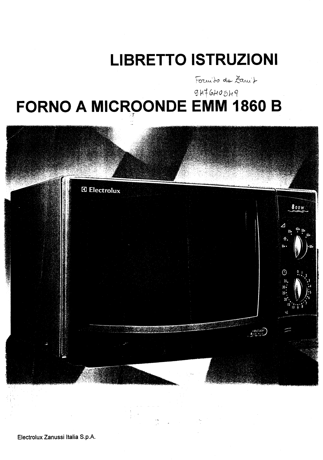 AEG EMM1860 User Manual