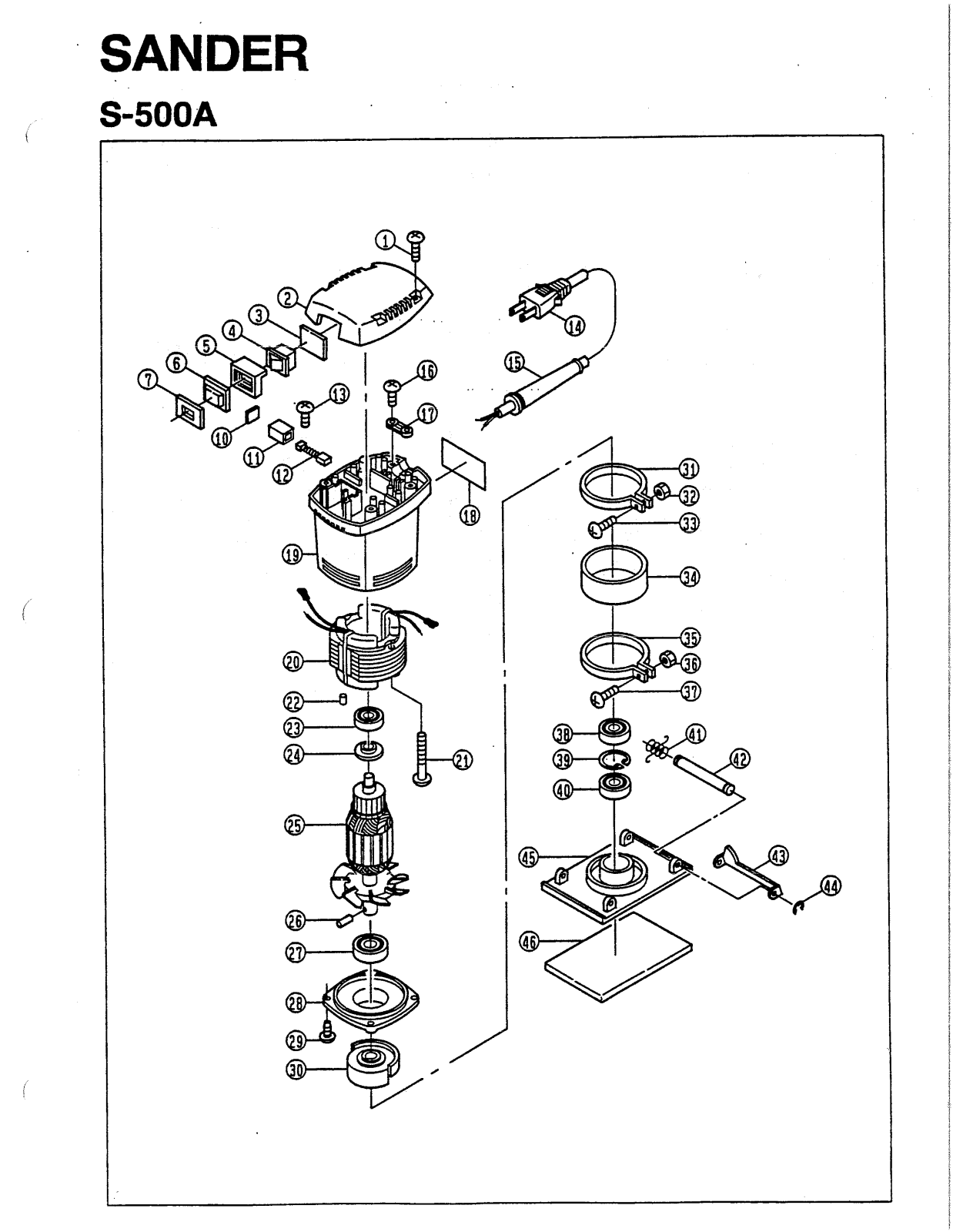 Ryobi S500A User Manual