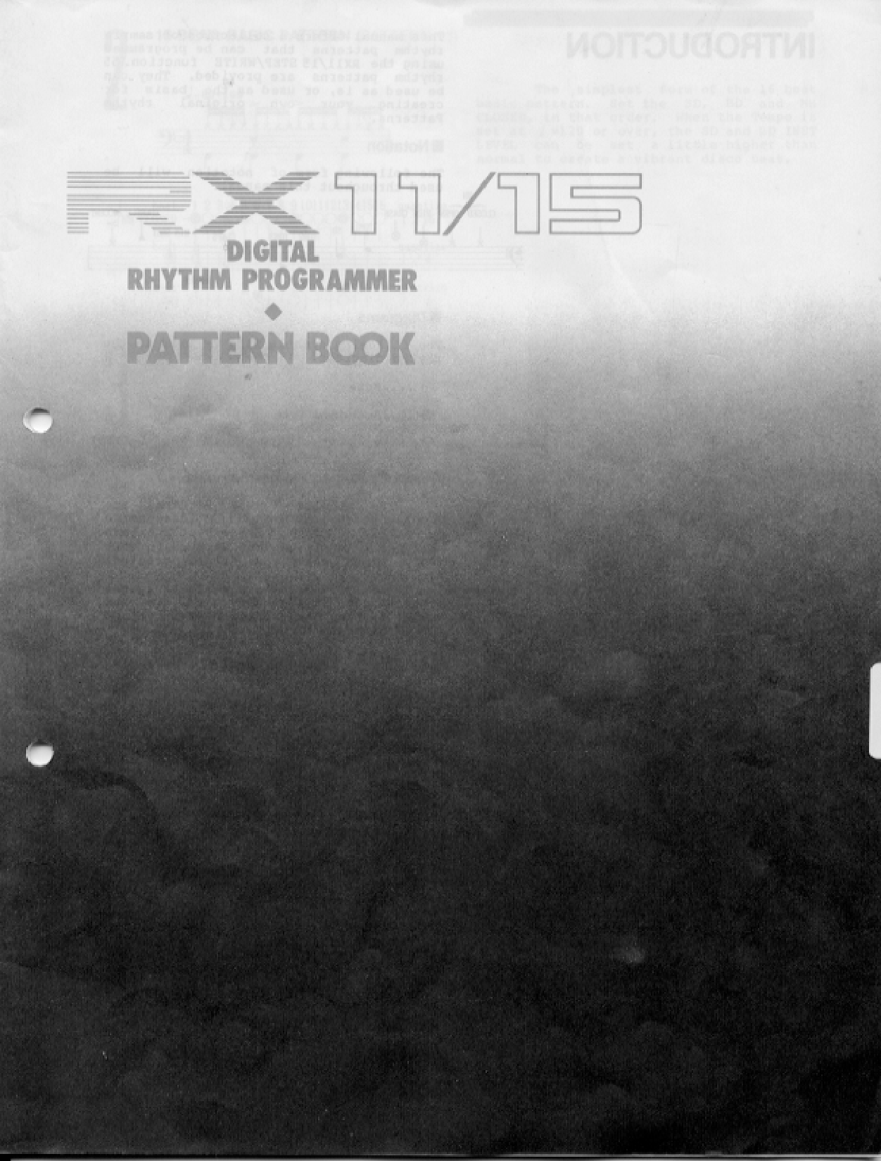 Yamaha RX11, RX15 Owner Manual