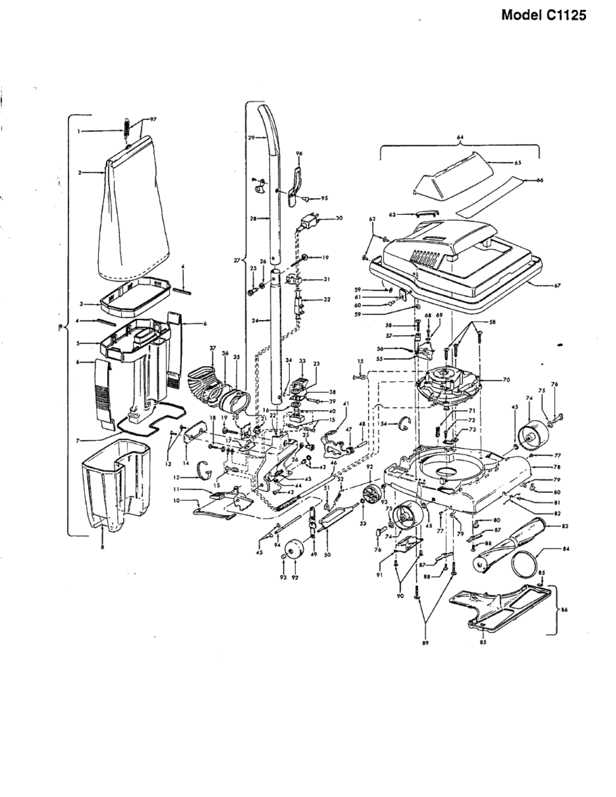 Hoover C1125 Owner's Manual