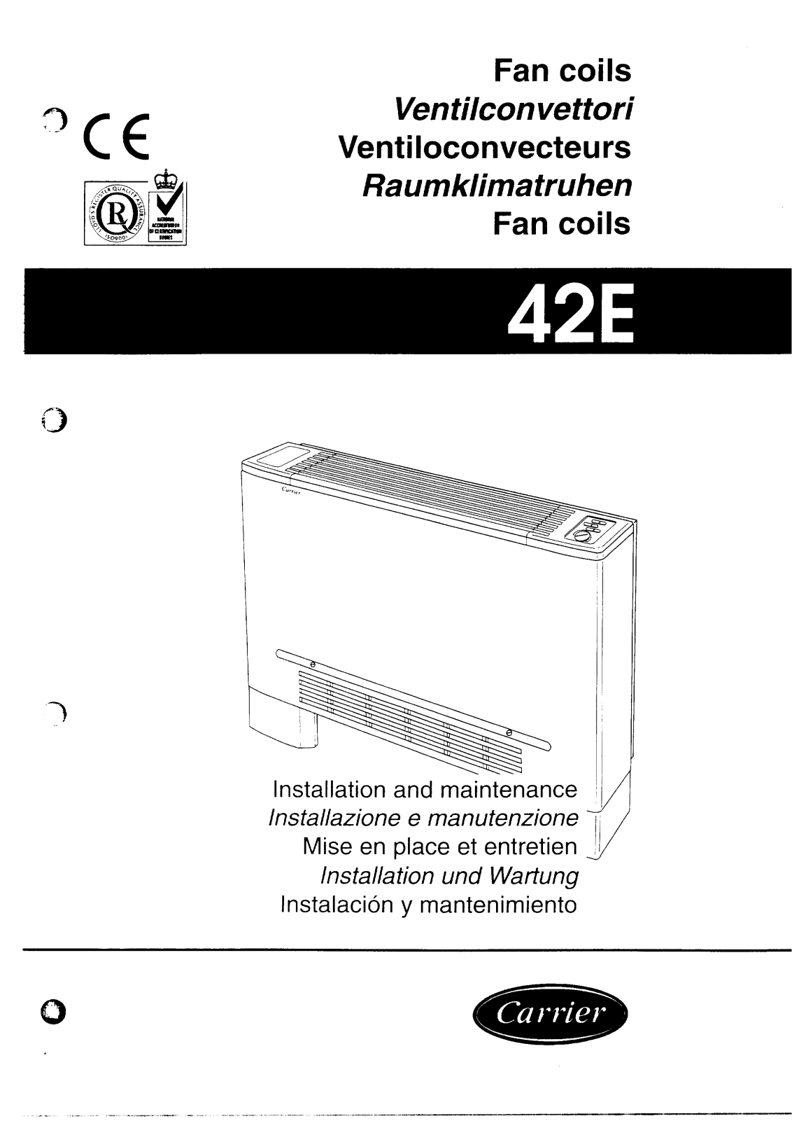 Carrier 42EIOM User Manual