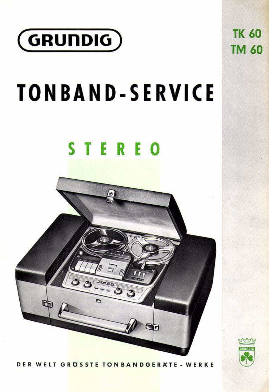 Grundig TK-60 Service Manual