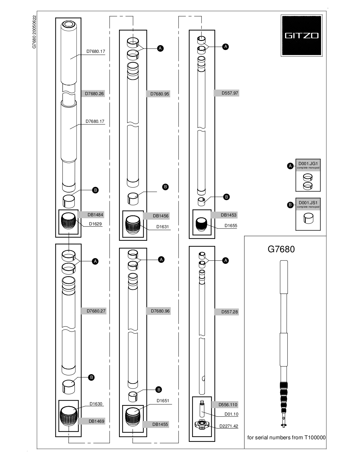 Gitzo G7680 User Manual