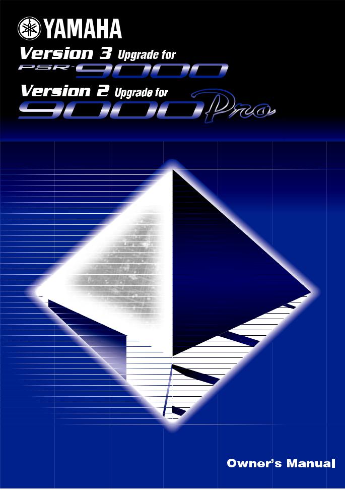 Yamaha PSR-9000 Pro User Manual