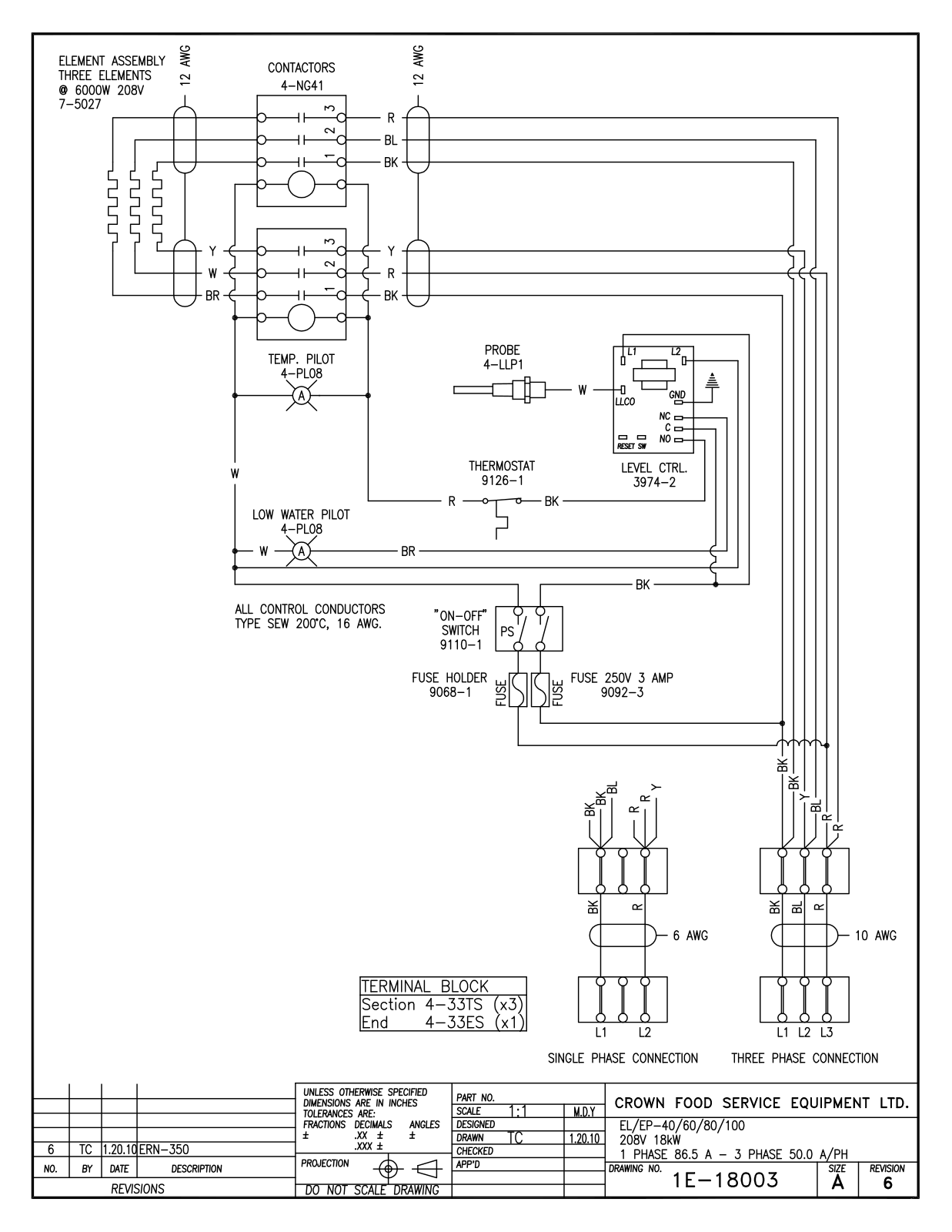 Intek EL-EP-40 208V 18 kW, EL-EP-60 208V 18 kW, EL-EP-80 208V 18 kW, EL-EP-100 208V 18 kW Service Manual