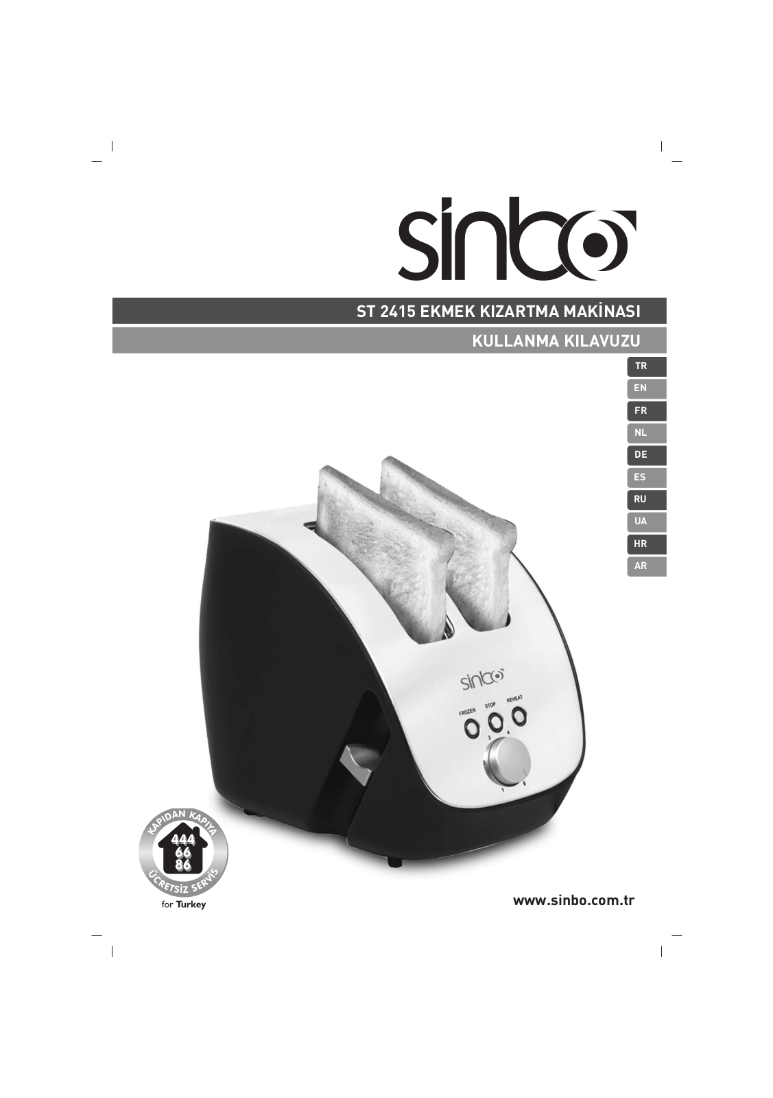 Sinbo ST 2415 User Manual