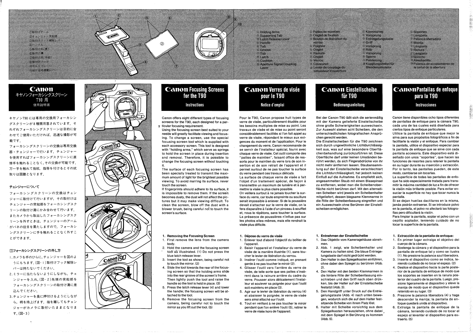 Canon T90 Instruction Manual