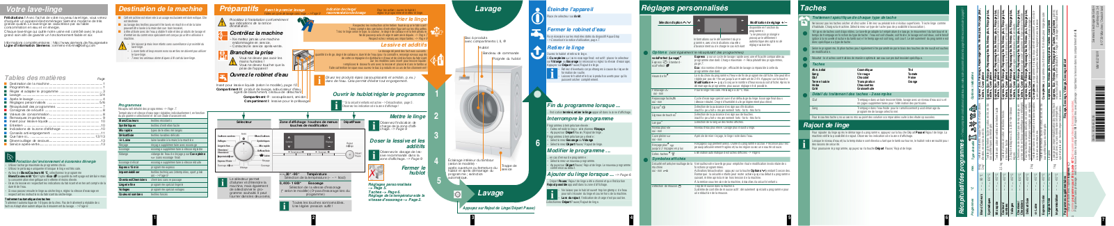 SIEMENS WM14S792FF User Manual