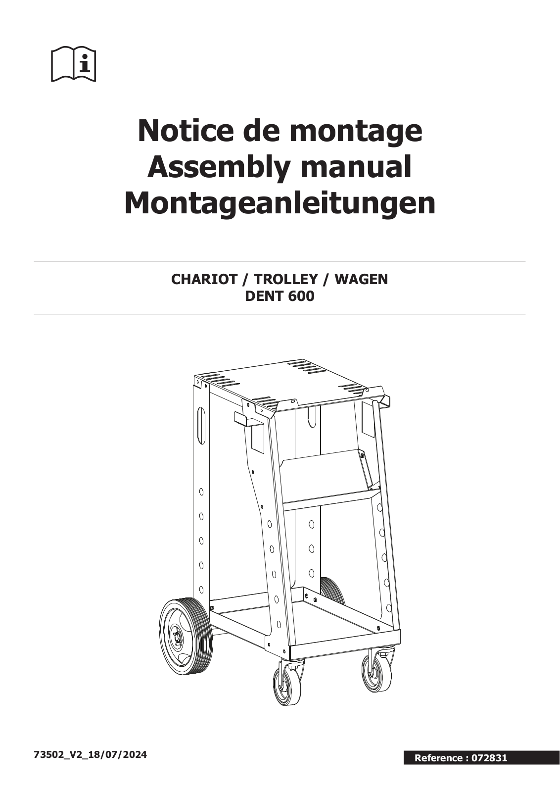 GYS TROLLEY DENT 600 User guide - ManualMachine.com