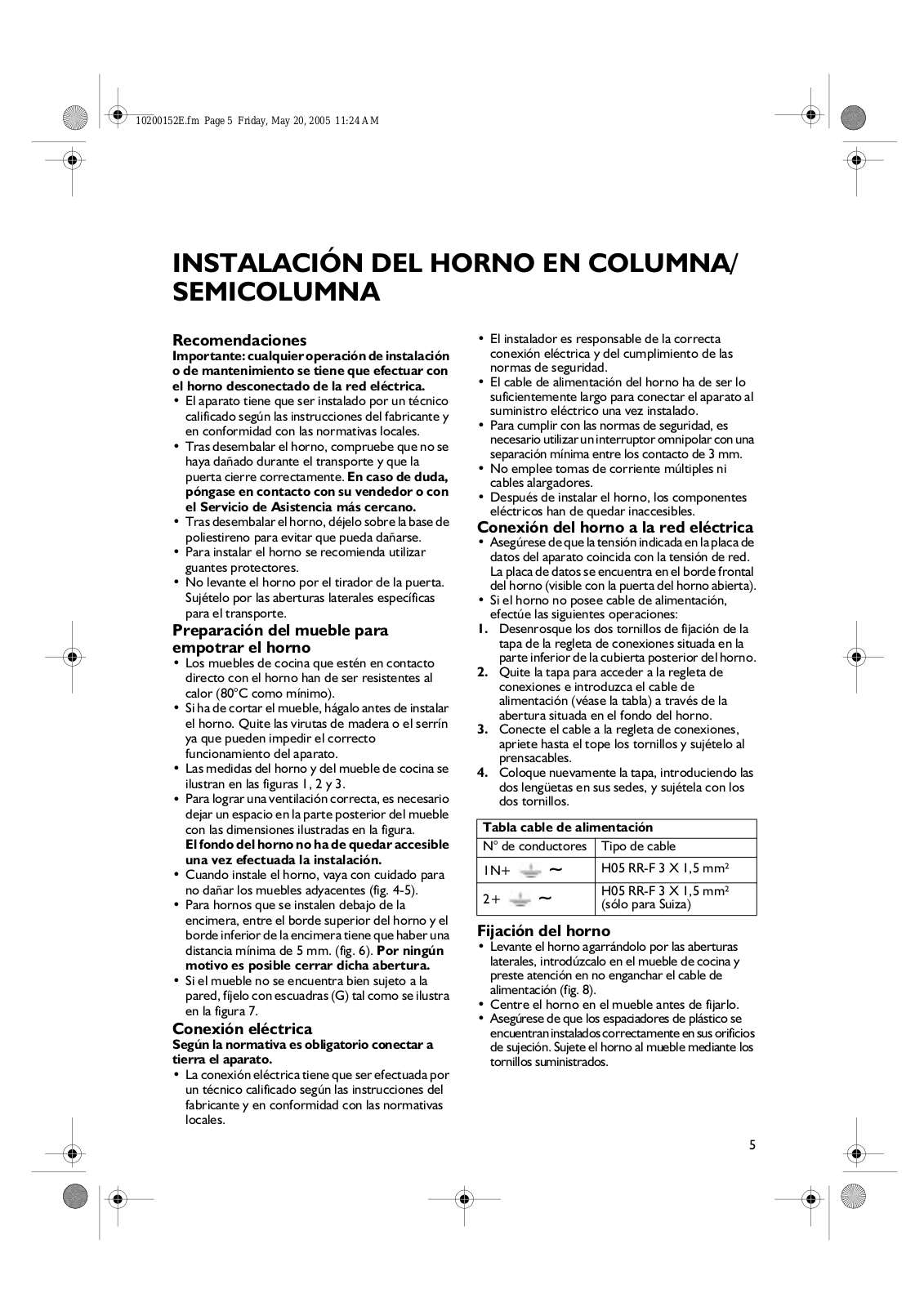 WHIRLPOOL AKZ 319/IX/02 Installation Instructions