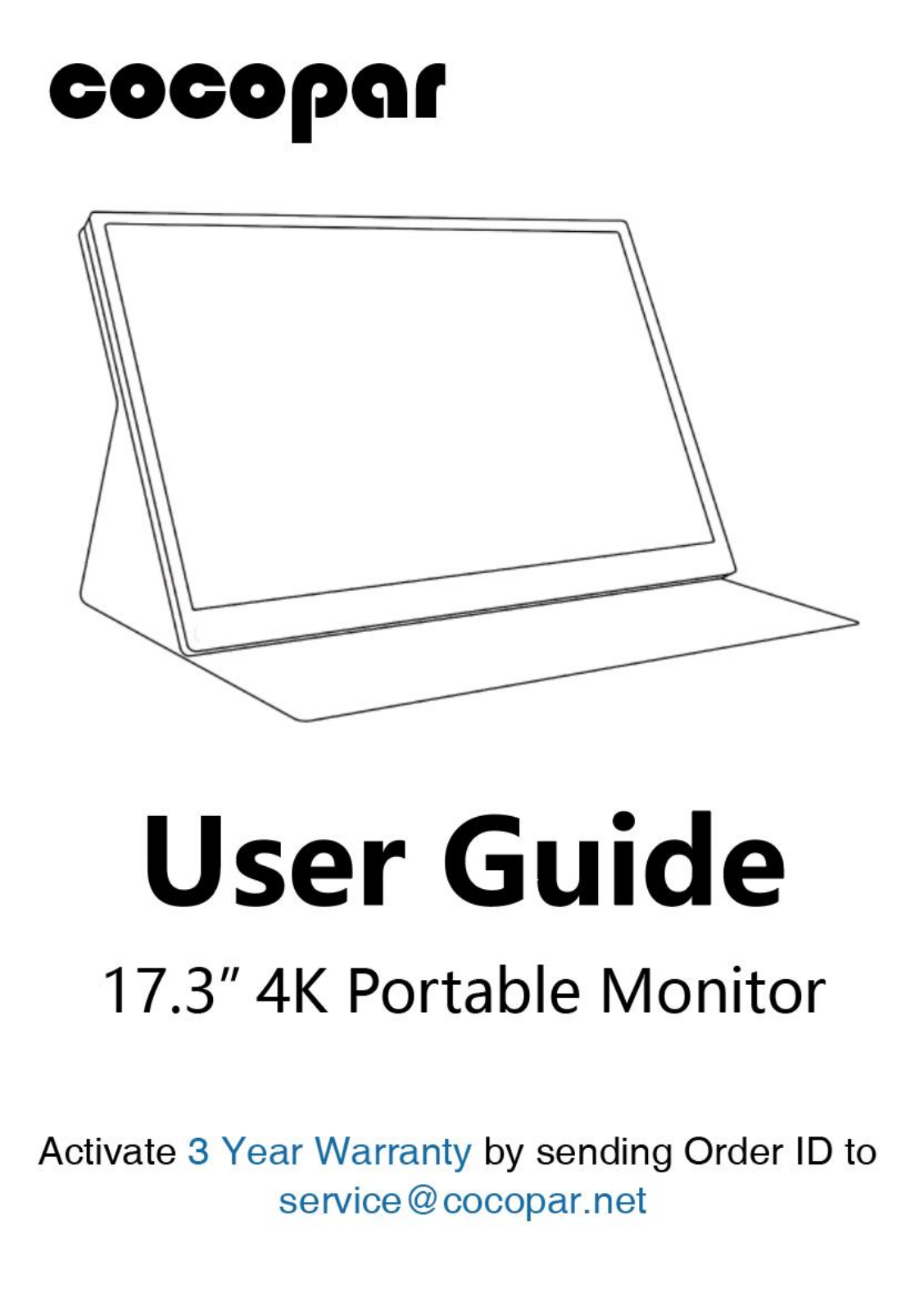 Cocopar Portable monitor User Manual