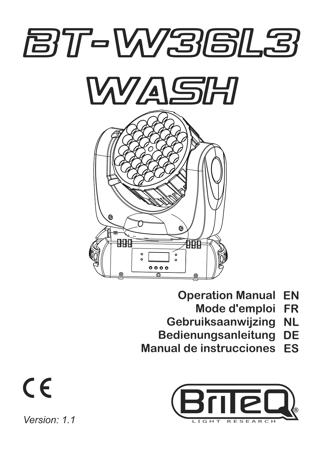 Briteq BT-W36L3 Service Manual