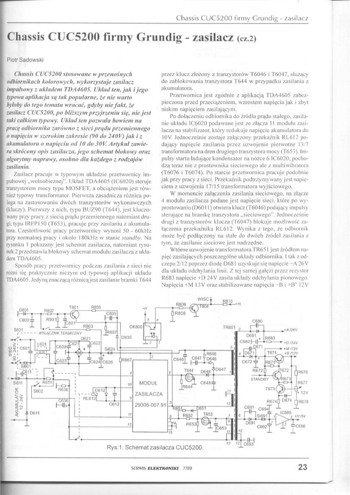 Grundig CUC-5200 Service Manual