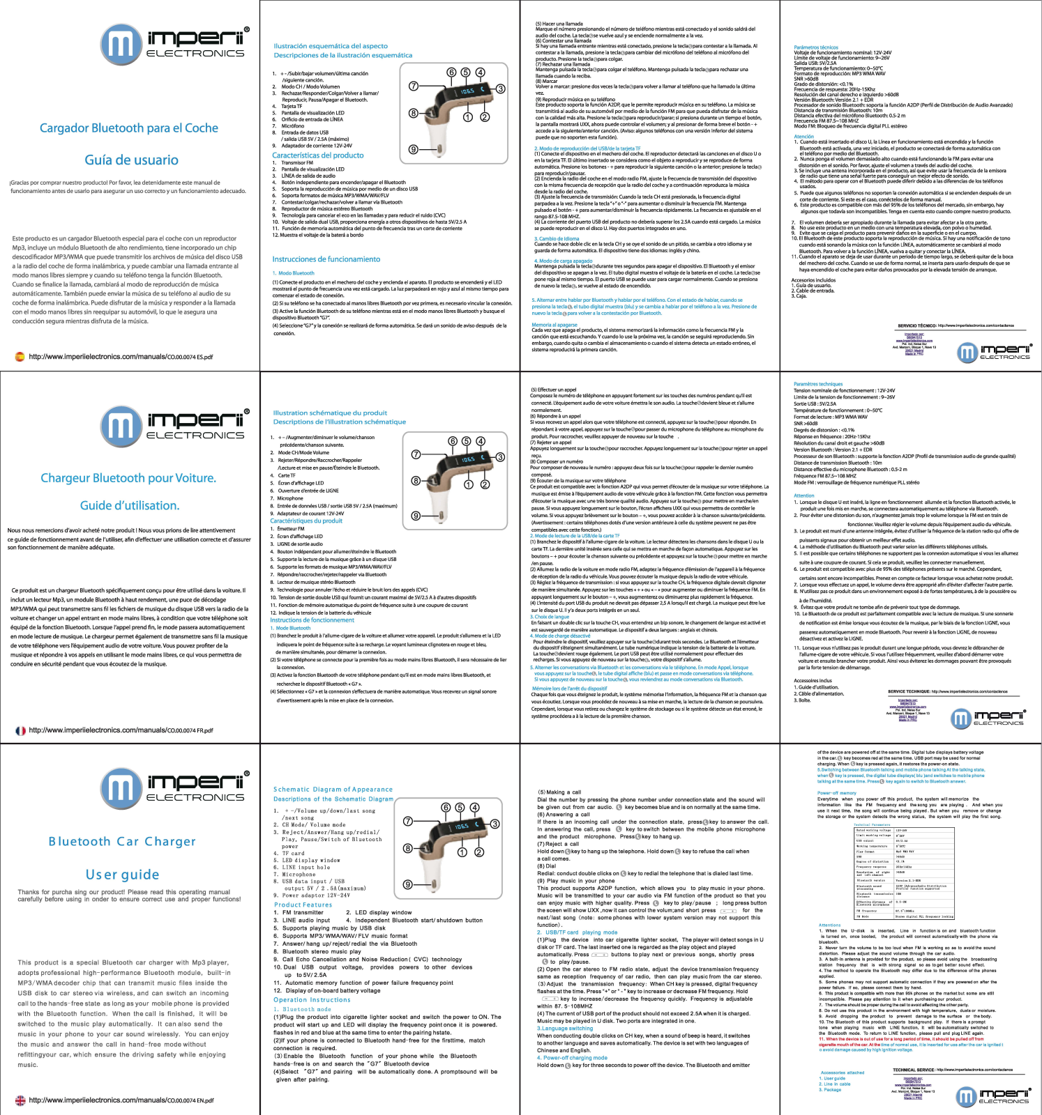imperii Bluetooth Car Charger User Manual - ManualMachine.com