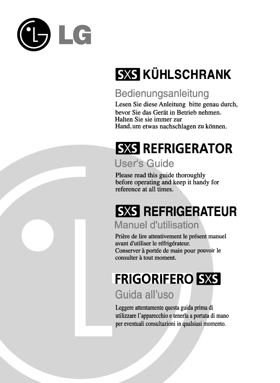 Lg GC-L207TLQK User Manual