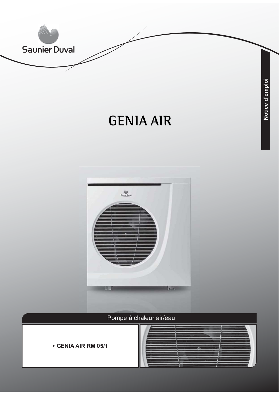 SAUNIER DUVAL Genia Air User Manual