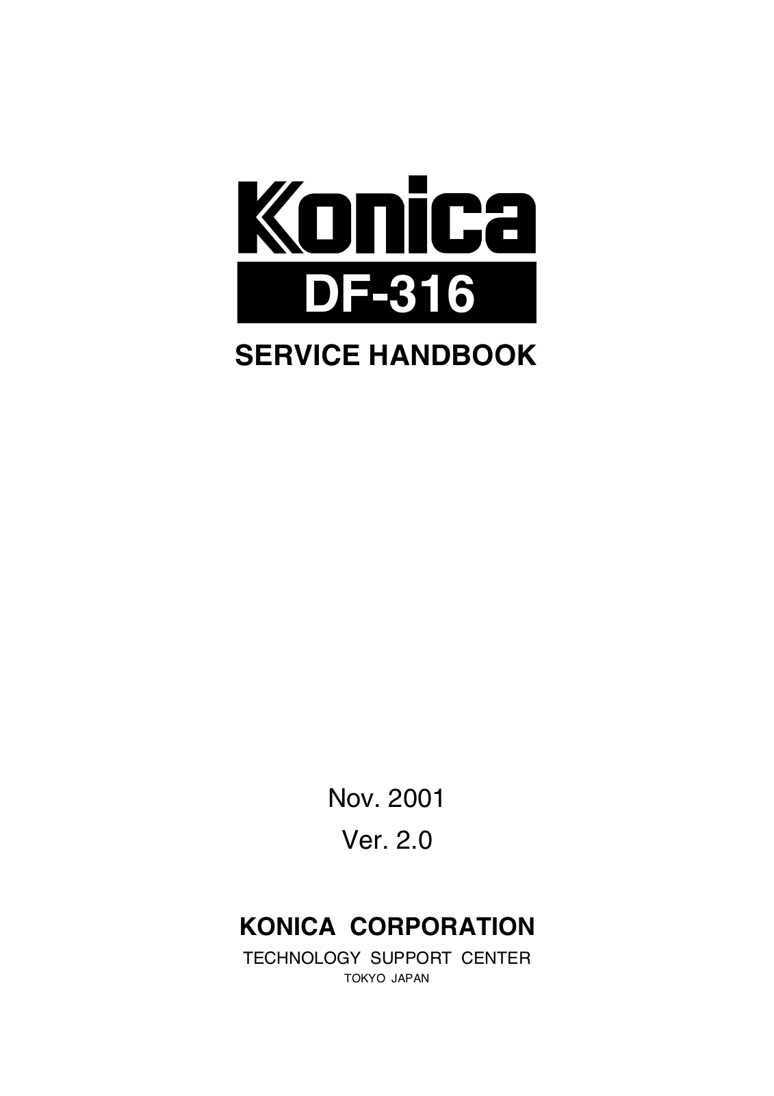 Konica 7155-65 Service Manual df316