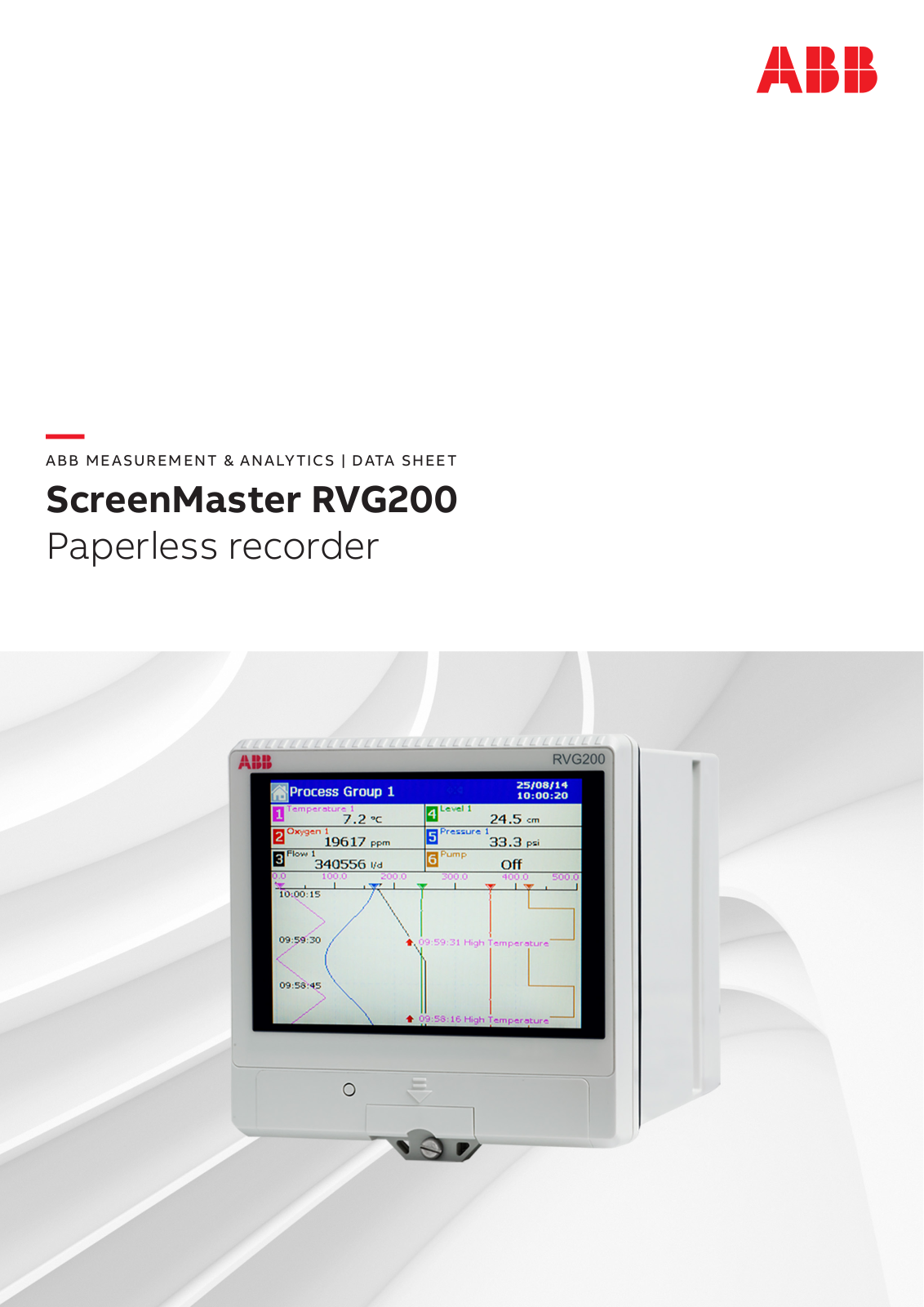 ABB RVG200 Data sheet