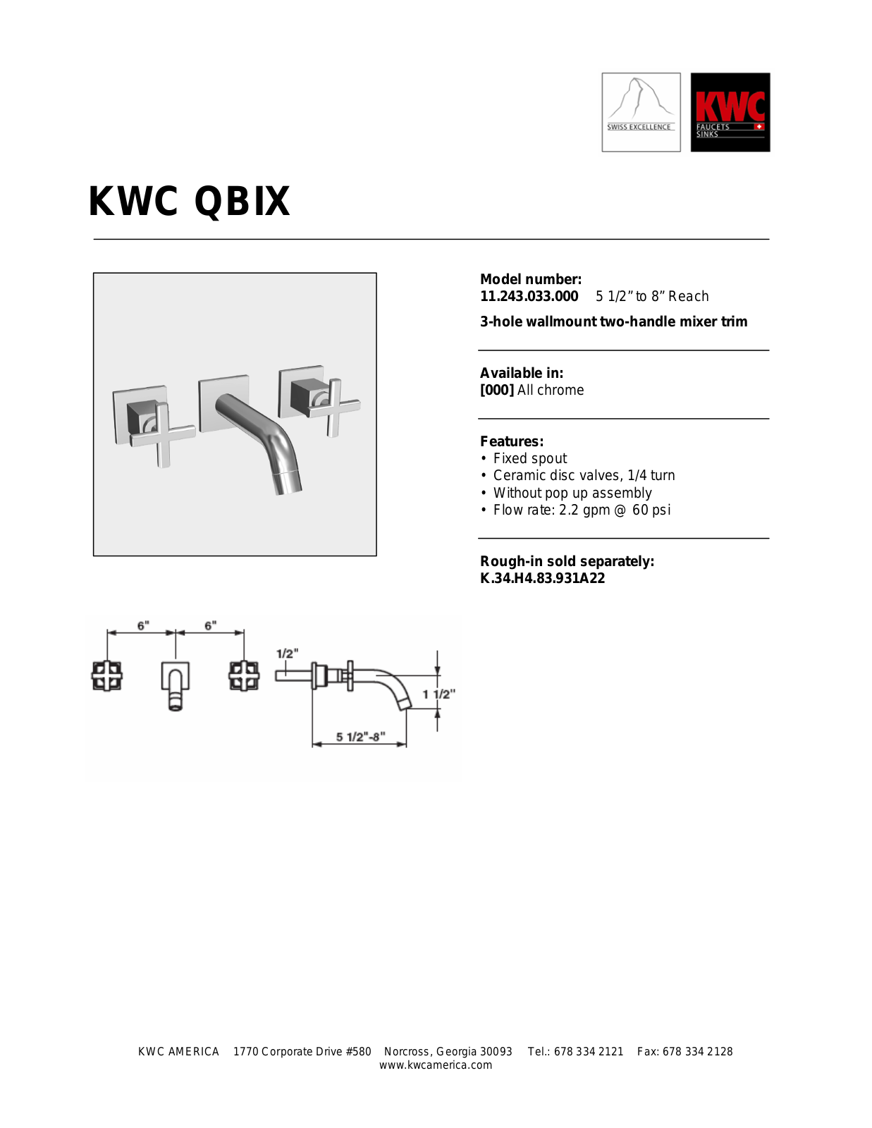 KWC 11.243.033.000 User Manual