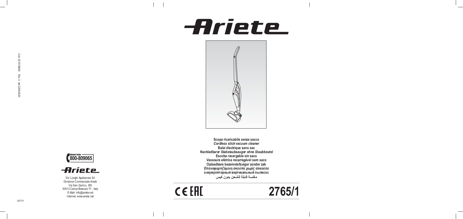 Ariete 2765/1 User guide - ManualMachine.com
