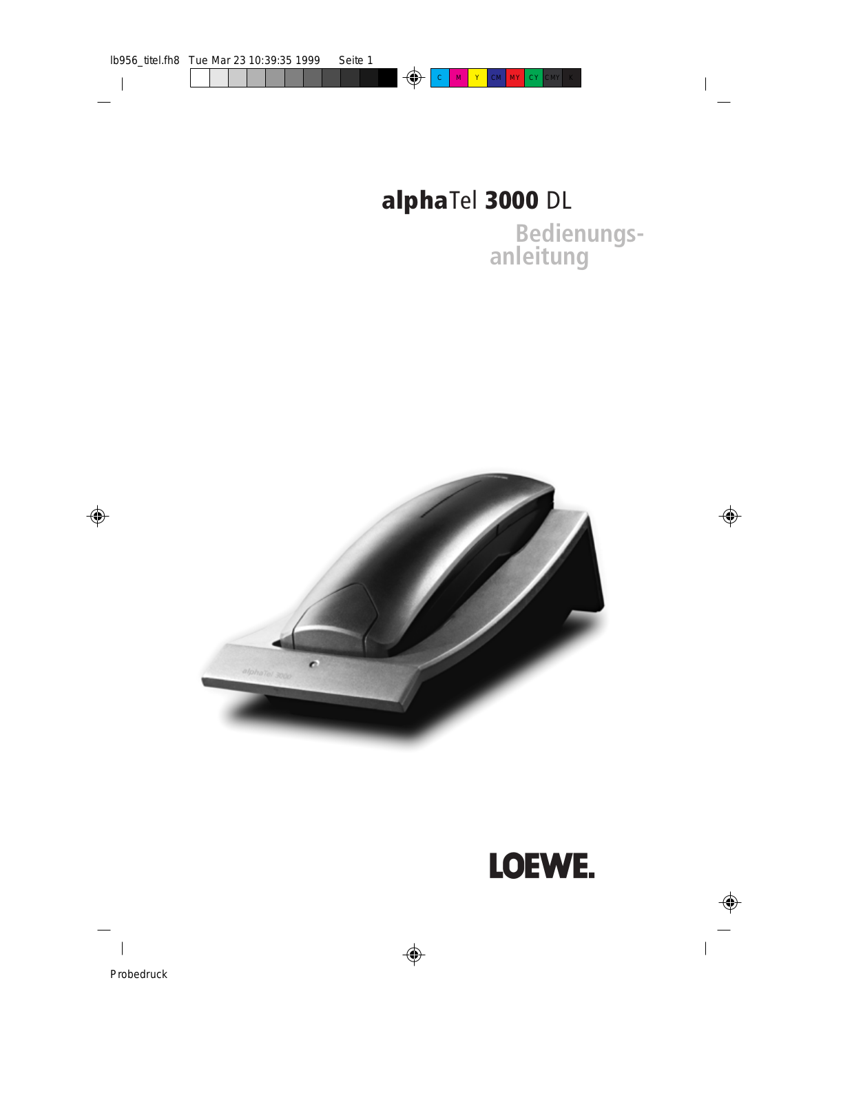 Loewe 3000 DL User Manual