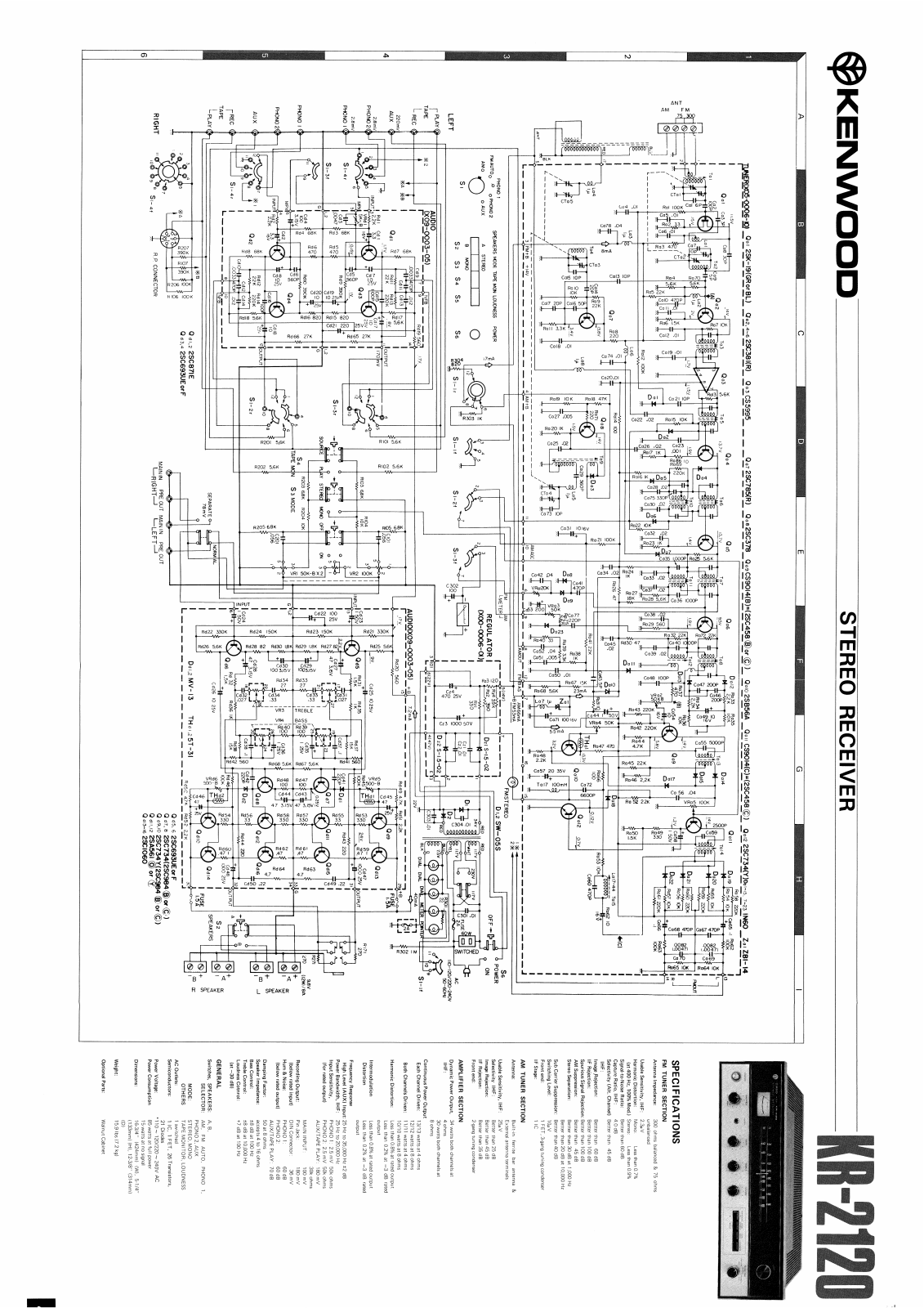 Sony KR 2120 Service Manual