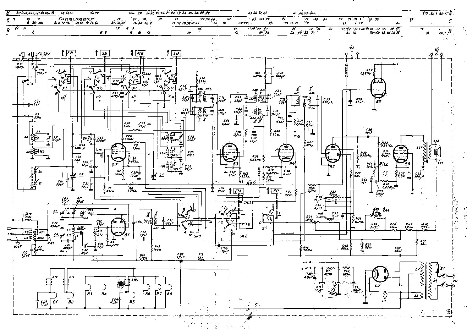 Aristona Prominent RA415A Schematic