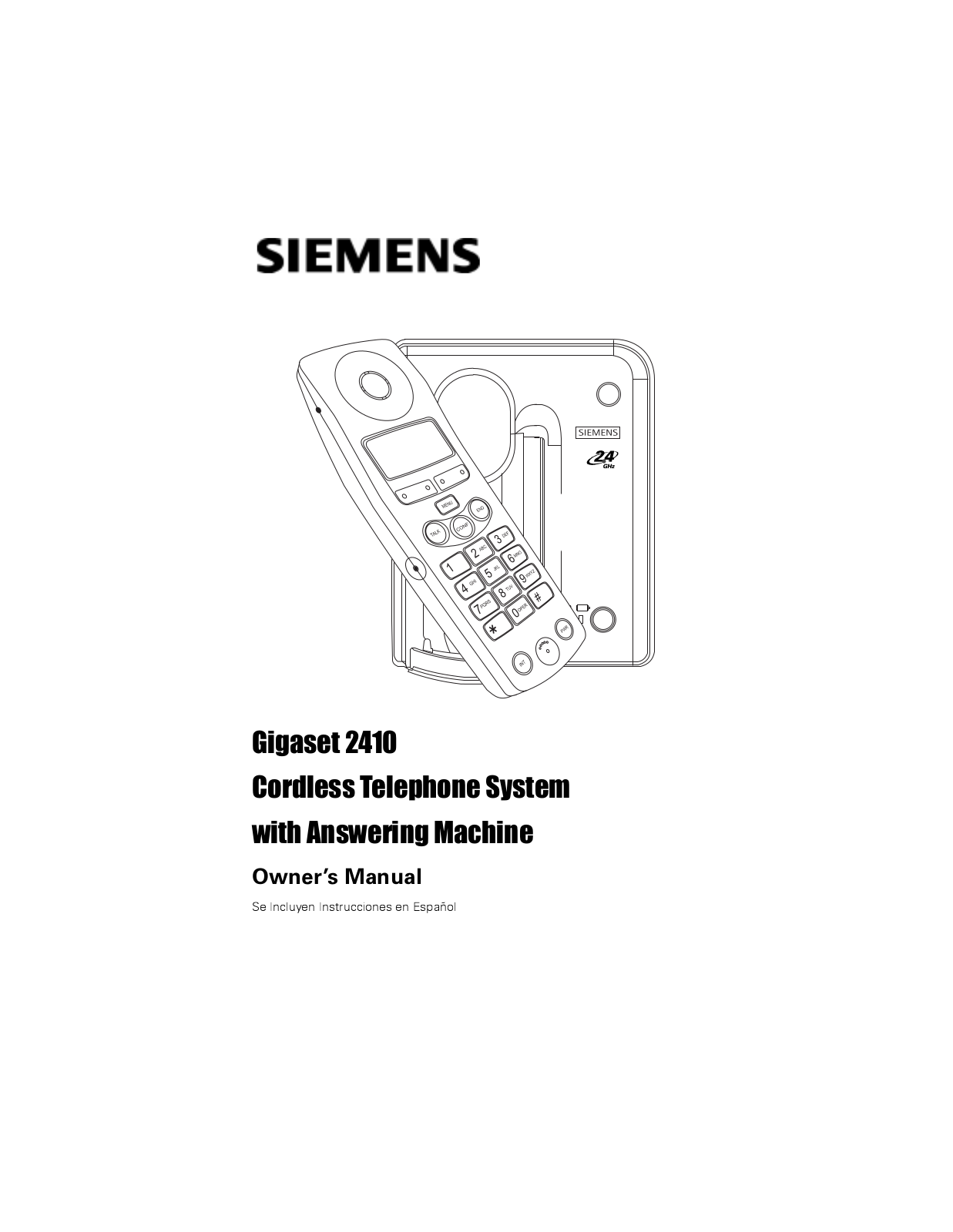 Siemens Gigaset 2410 User Manual