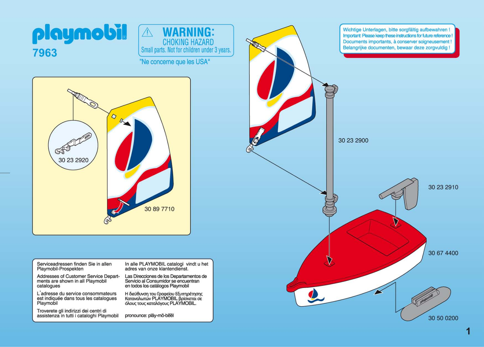 Playmobil 7963 Instructions