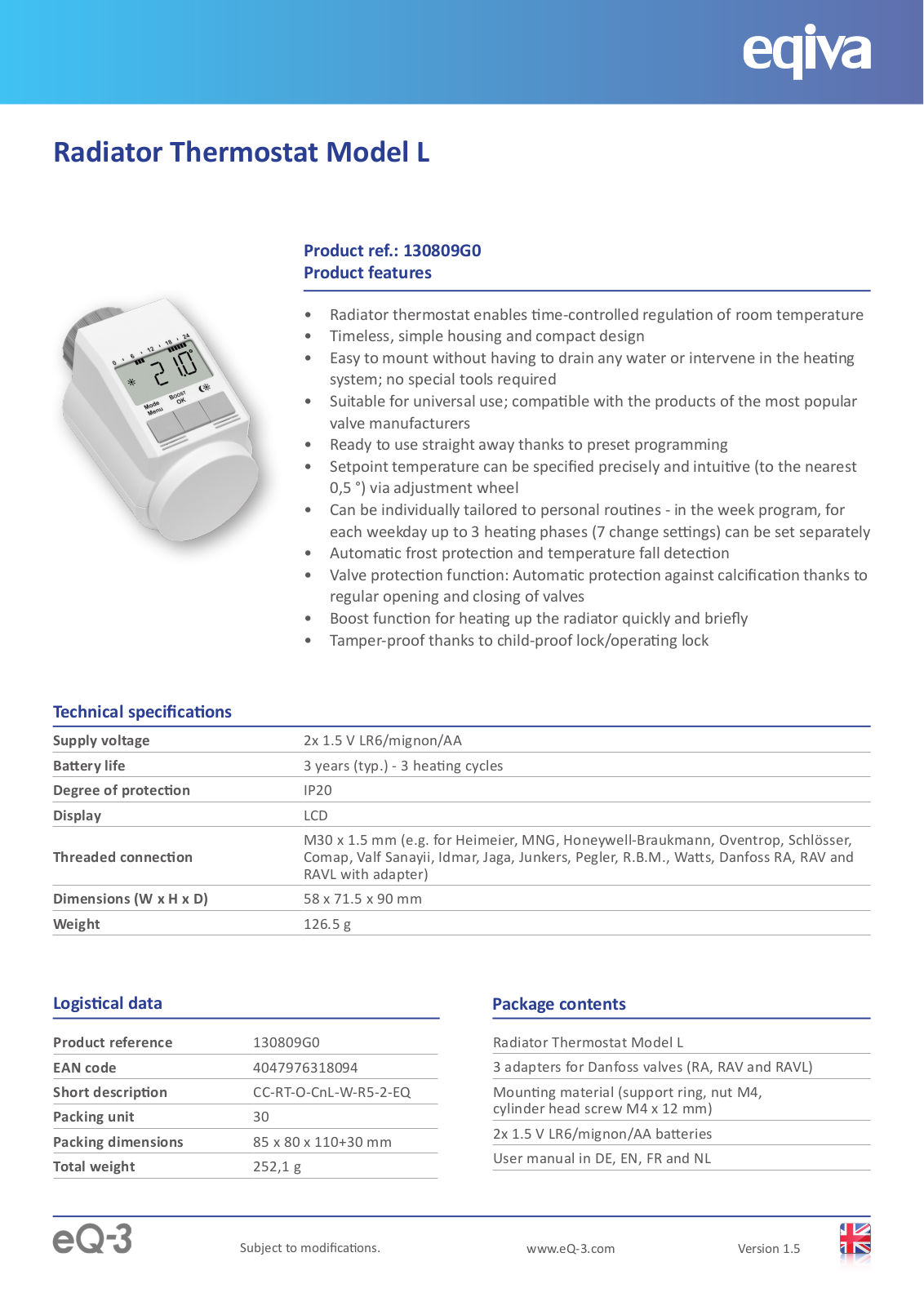 Homematic 130809G0A User Manual