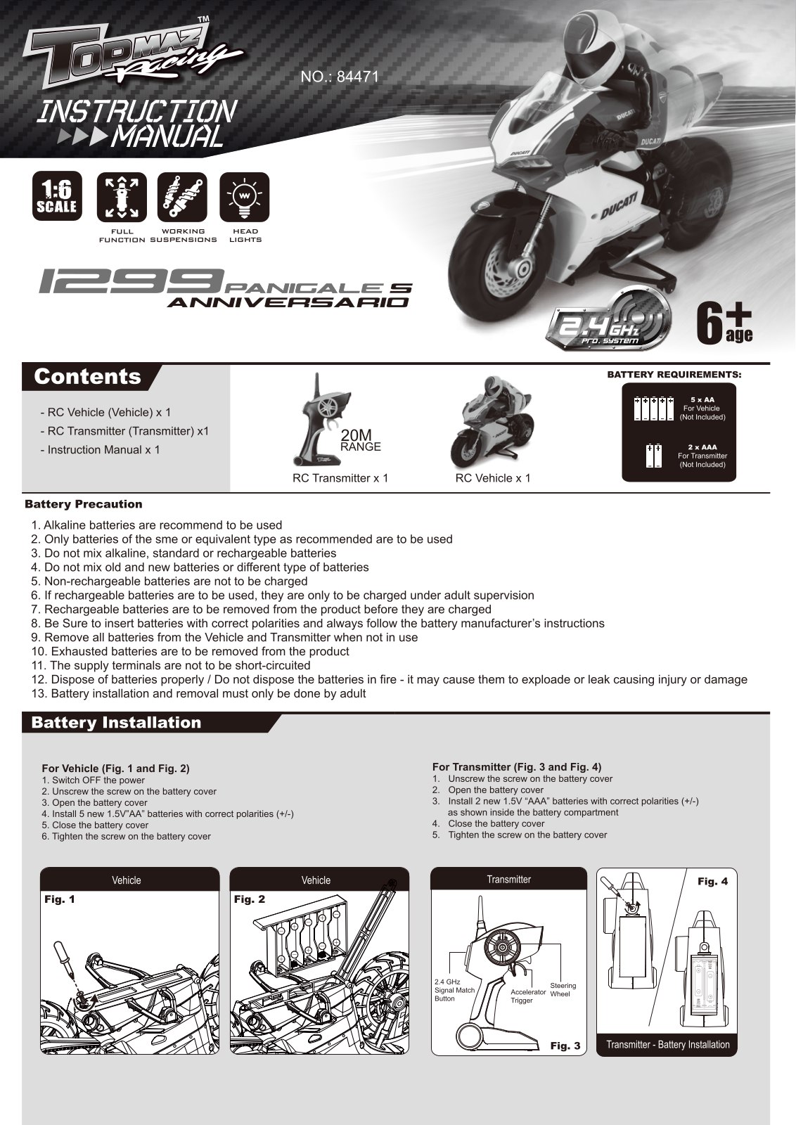 KIDZTECH TOYS 8447119 24GTX User Manual