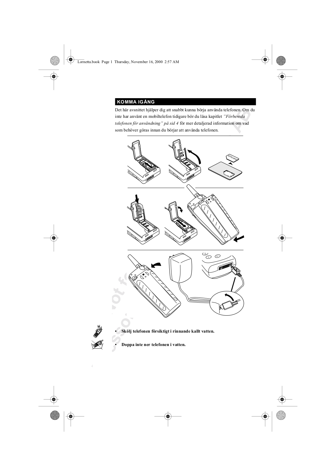 Sony ericsson R250S PRO User Manual