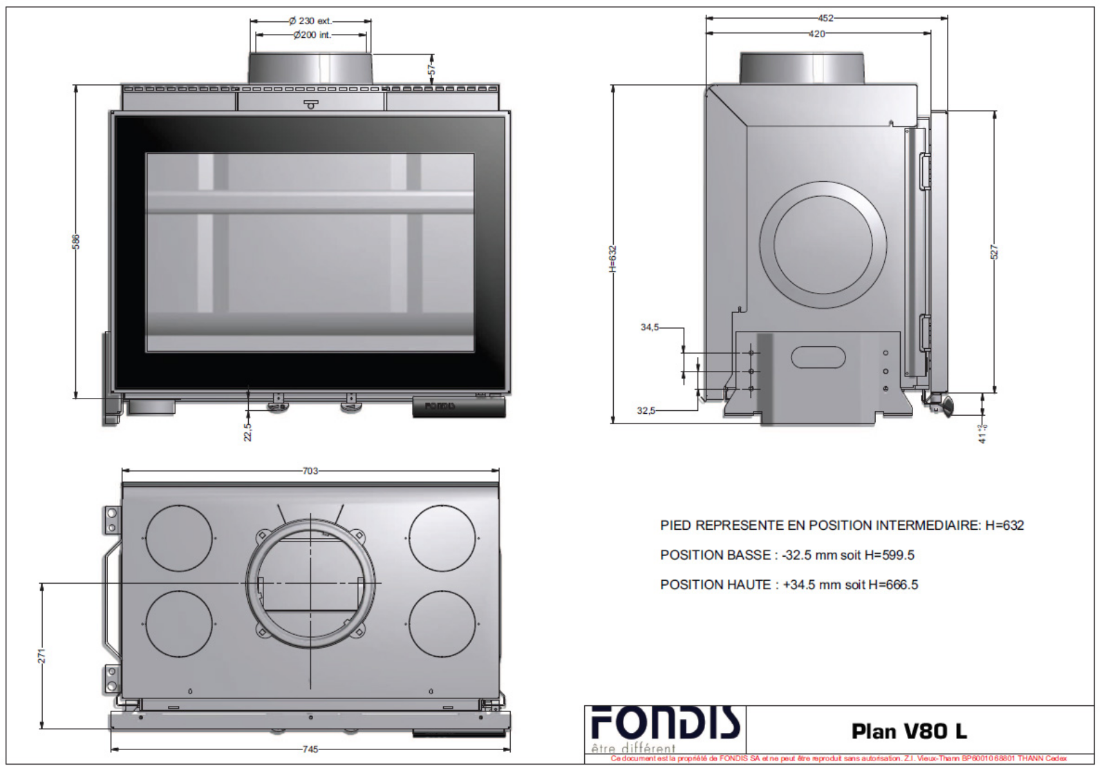 FONDIS V80 L User Manual