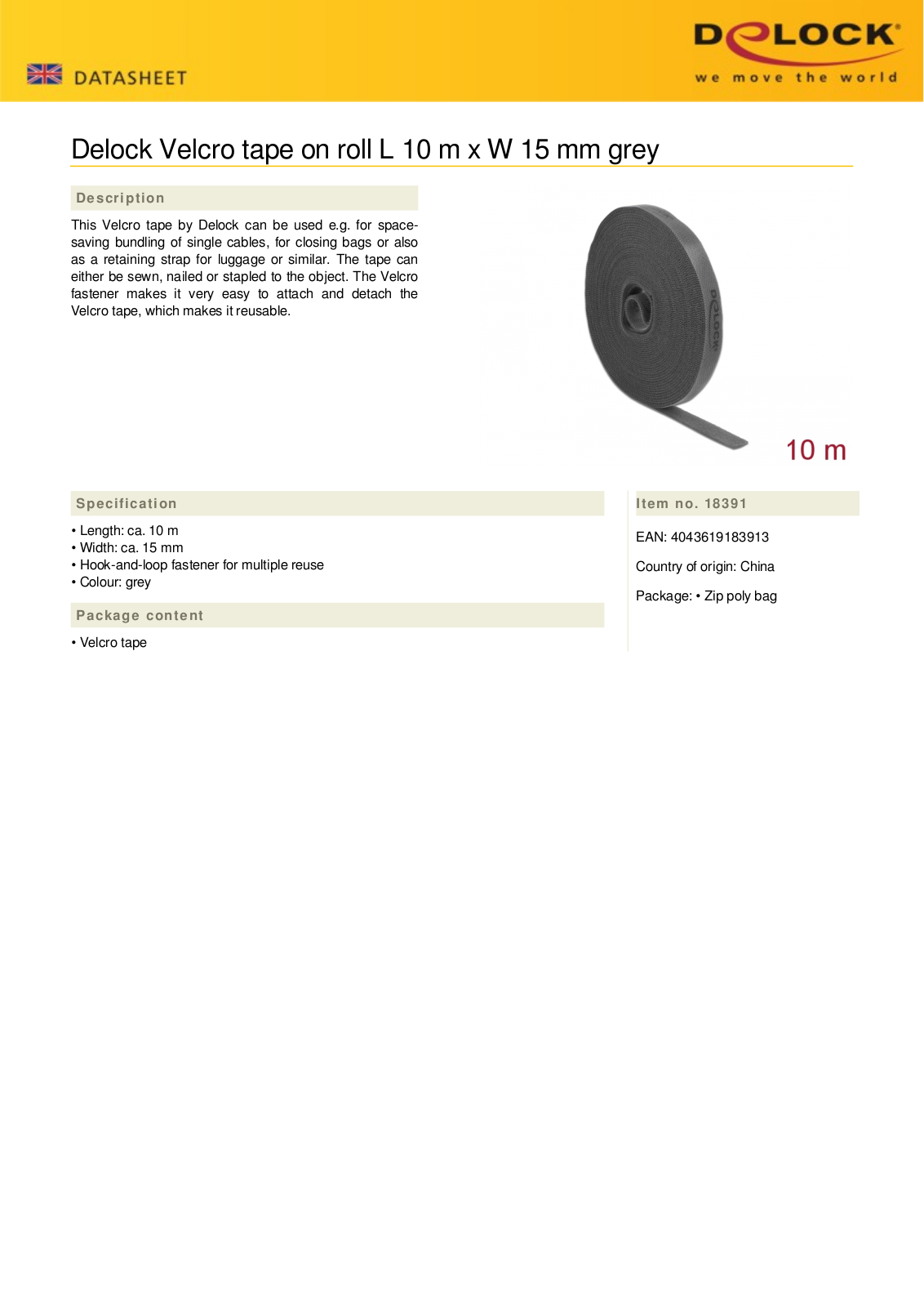 DELOCK 18391 Datasheet - ManualMachine.com