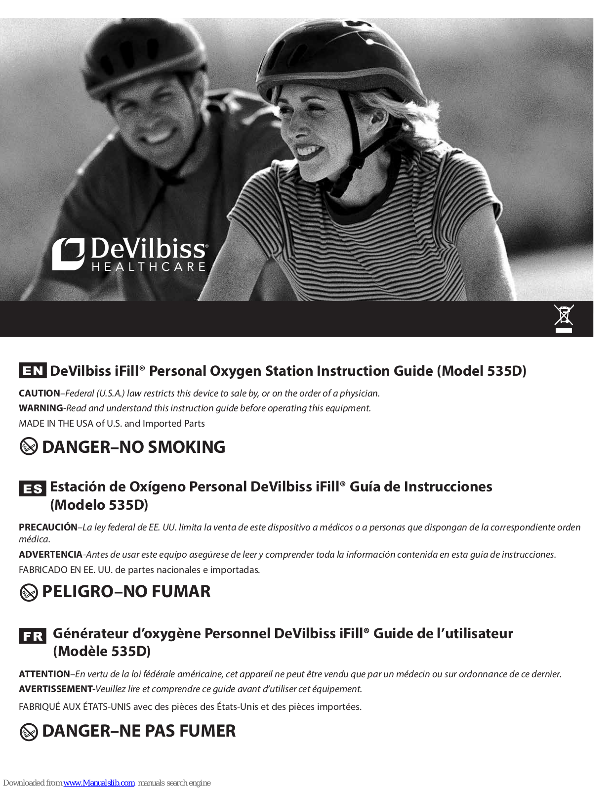 DeVilbiss iFill 535D Instruction Manual