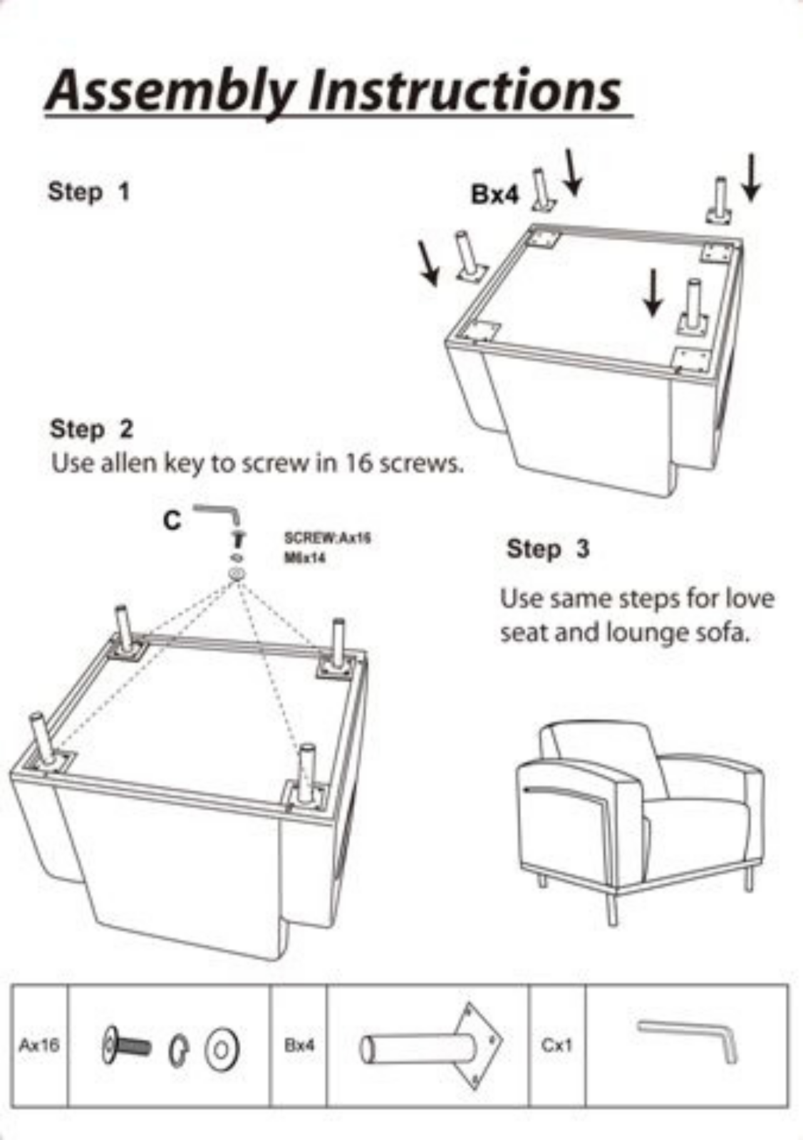 Boss BR99001BK Assembly Guide