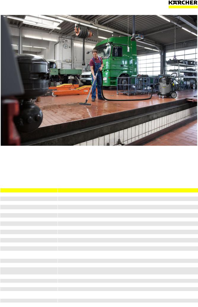 Karcher NT 70/2 Brochure