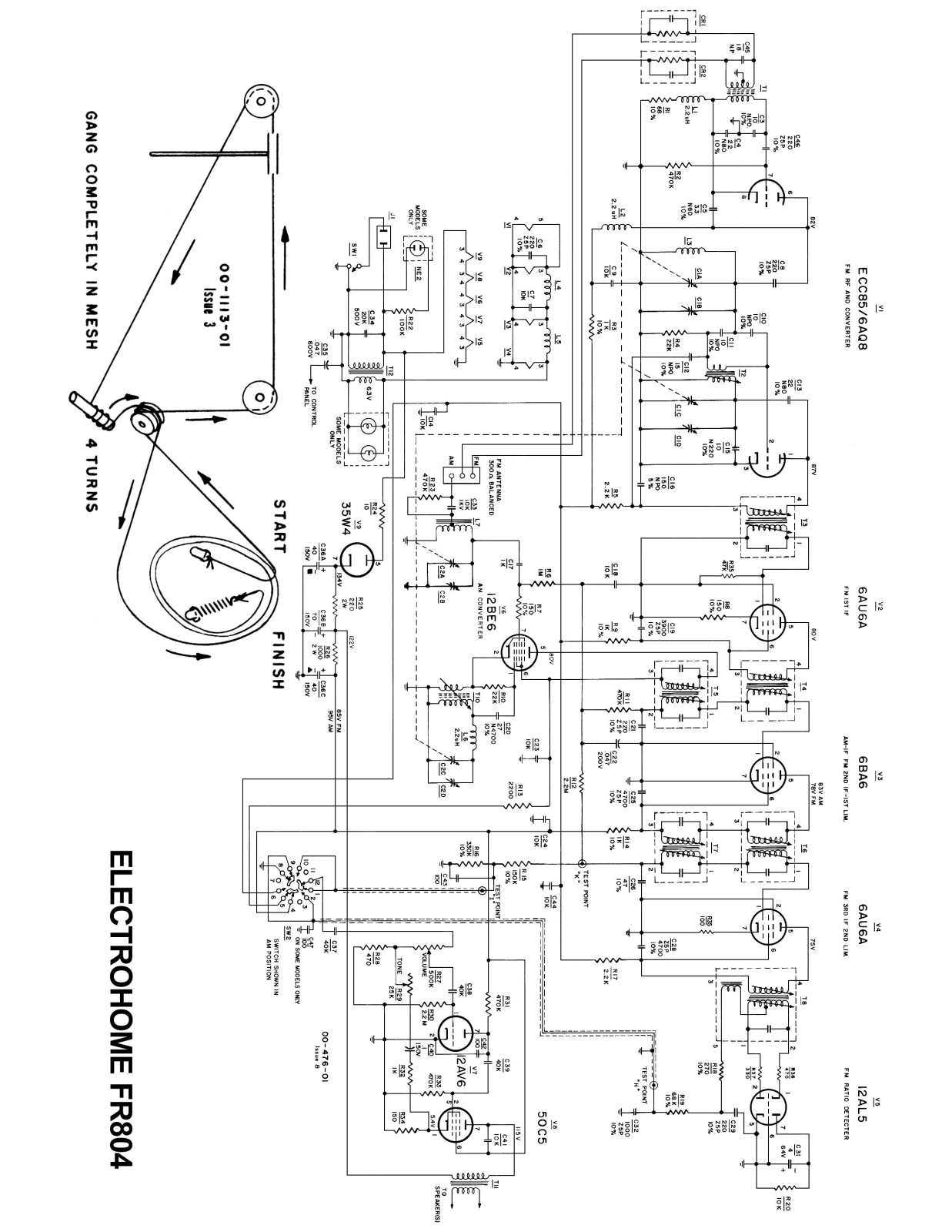 ElectroHome FR804 Schematic - ManualMachine.com