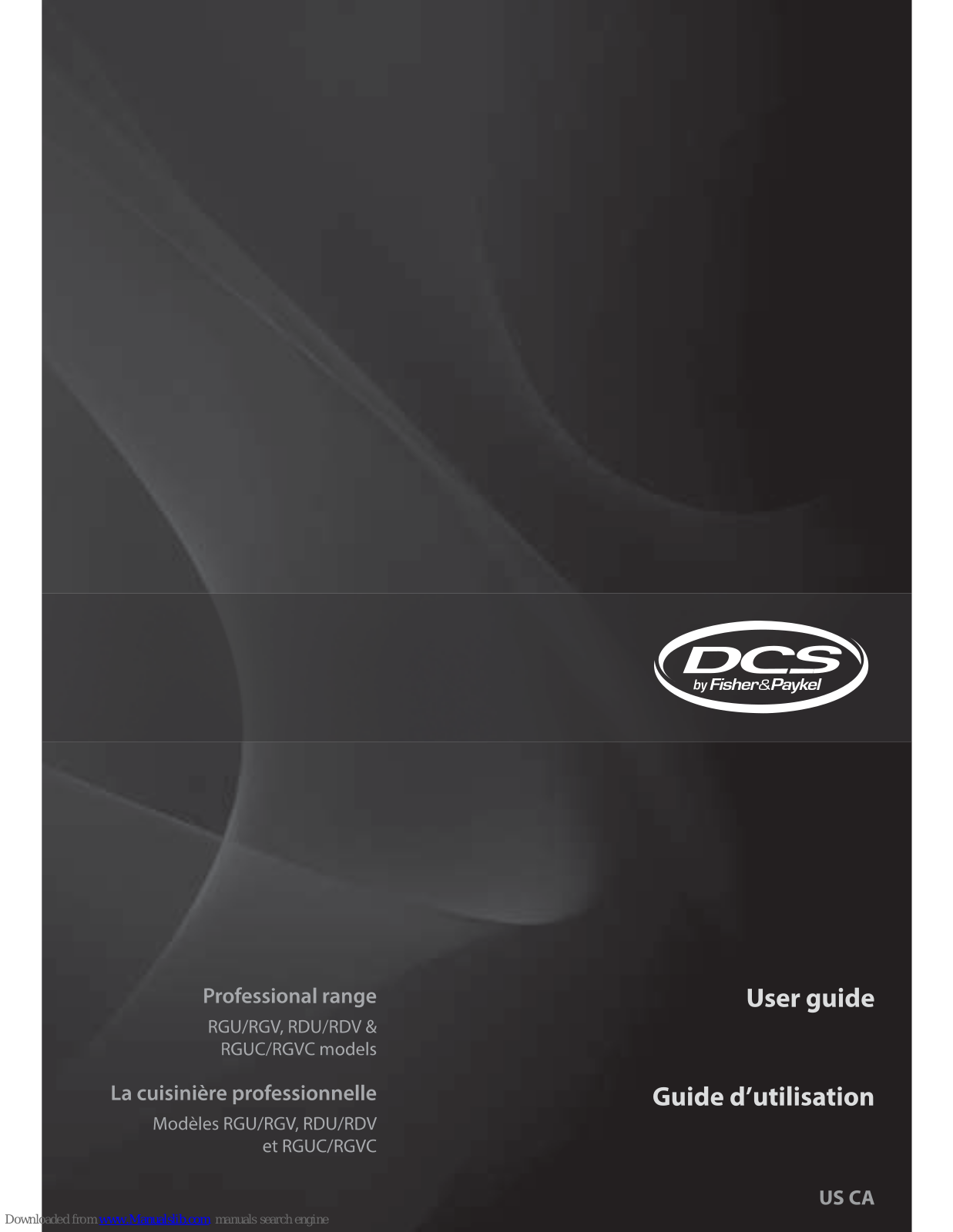 DCS RGV-486GD, RGU-366, RGU-364GL, RGU-364GD, RGU-305 User Manual - ManualMachine.com