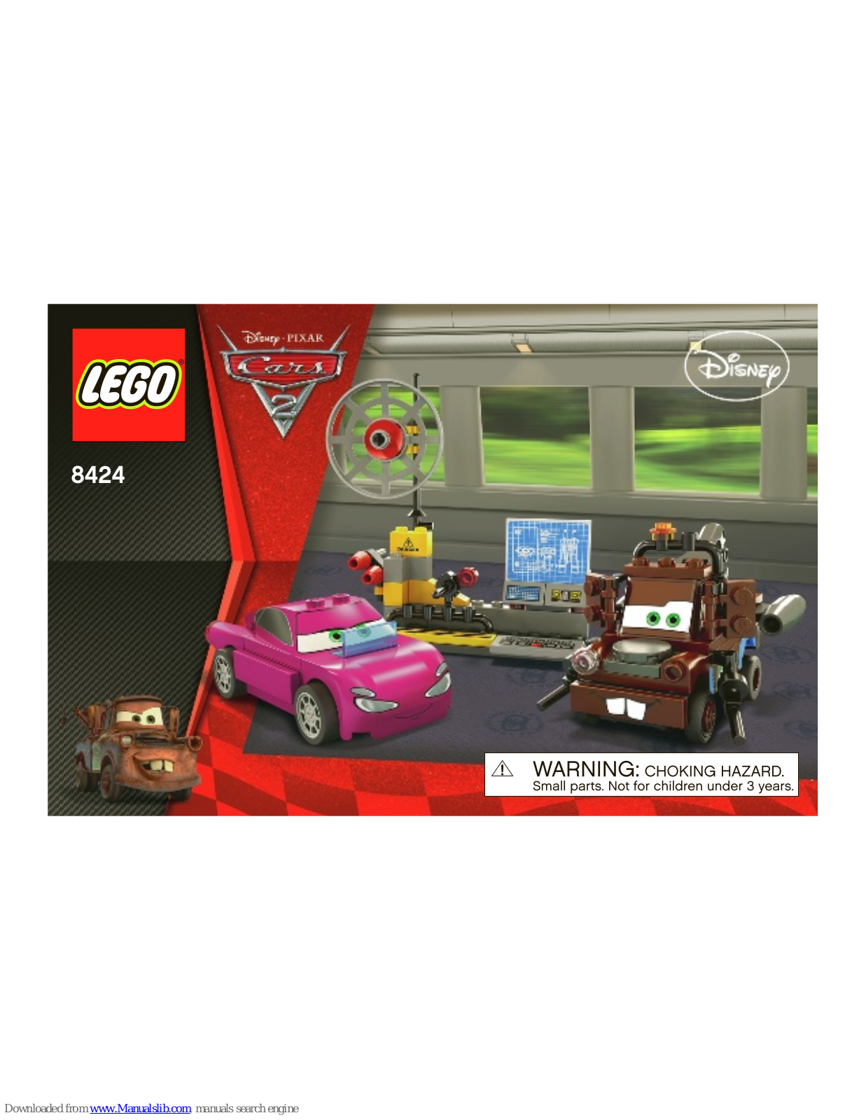 LEGO 8424 Cars 2 Assembly Manual