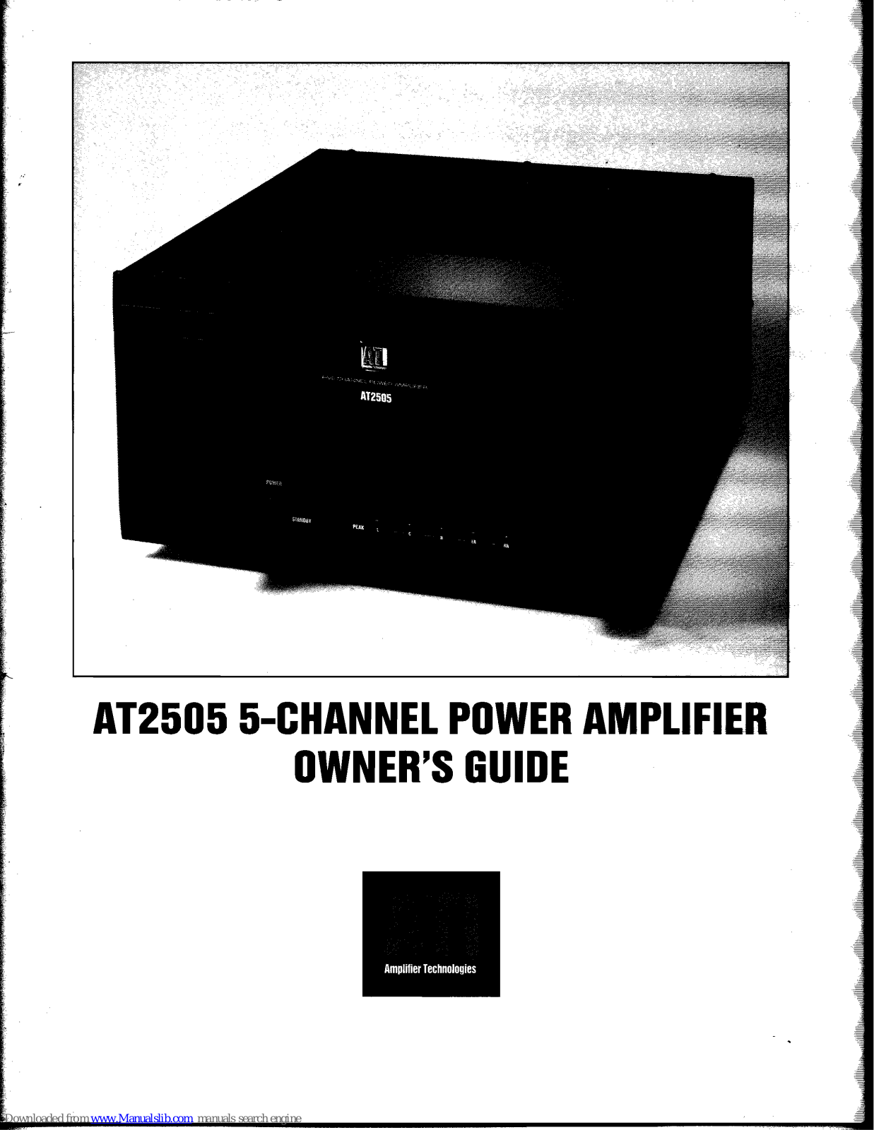 ATI Technologies AT2505 Owner's Manual