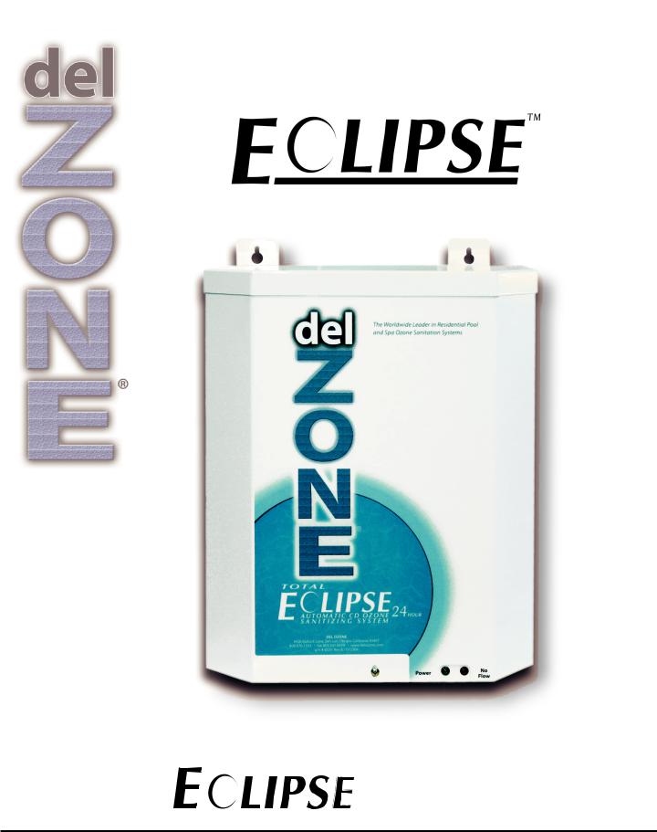DEL Ozone ECT-2, ECT-4 Operation Manual